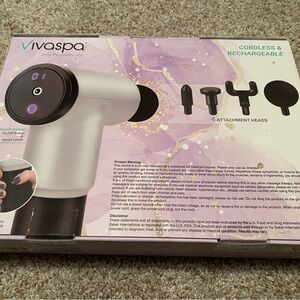 Vivaspa hand held deep tissue percussion massager